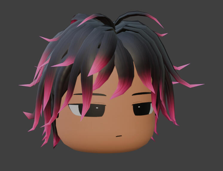 Anime Messy Hair 4