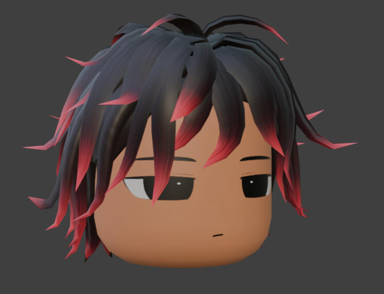 Anime Messy Hair 1