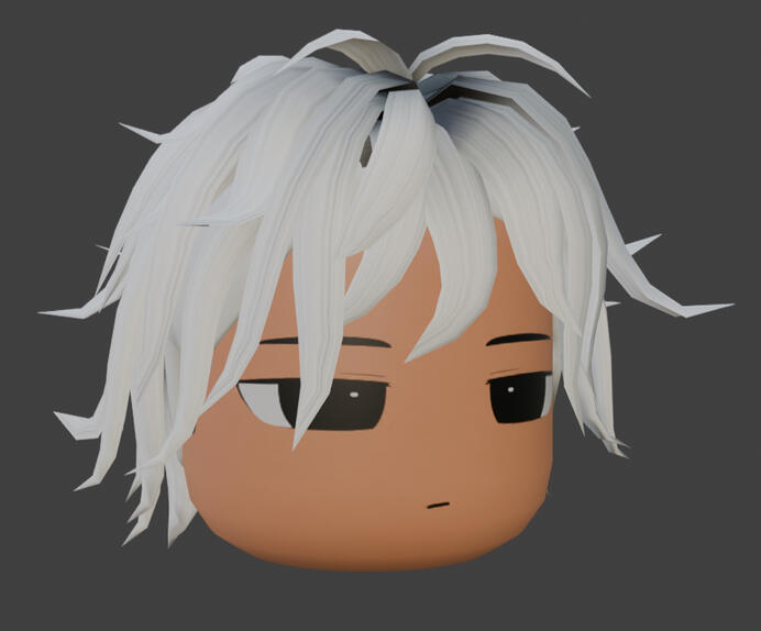 Anime Messy Hair 2