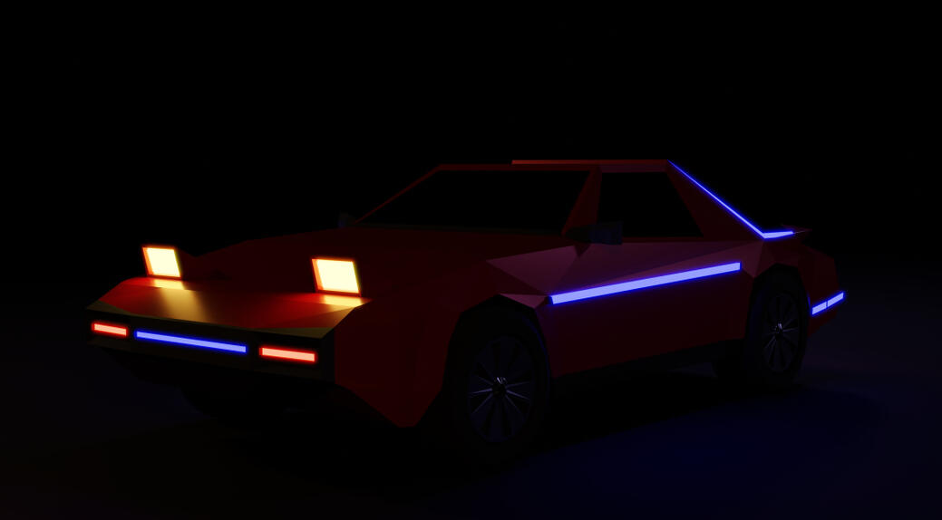 Lowpoly Mazda